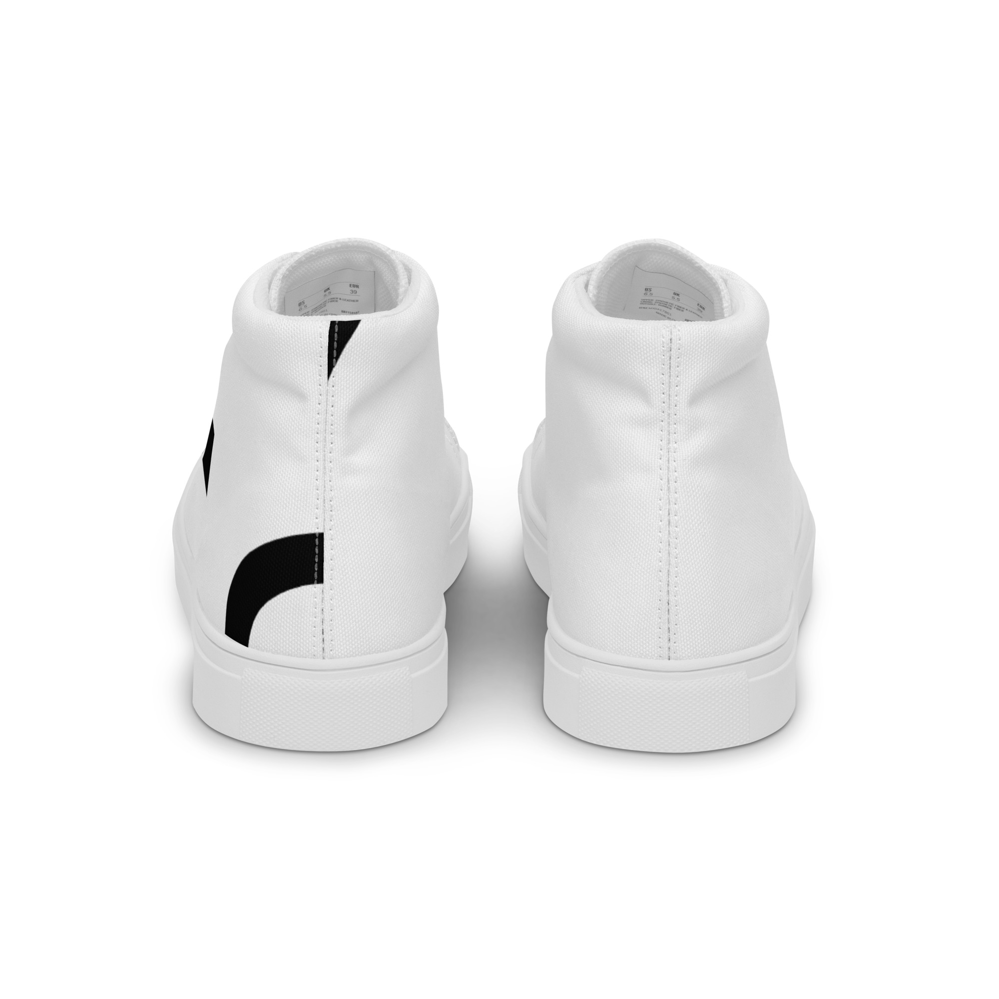 Men’s high top canvas shoes