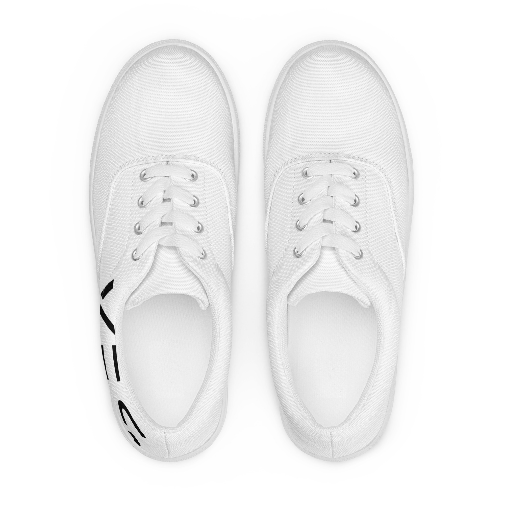 Women’s lace-up canvas shoes