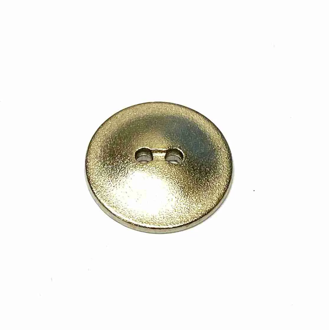 22mm (34L) round silver metal buttons